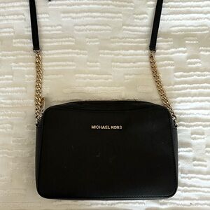 Michael Kors purse. Black with gold.